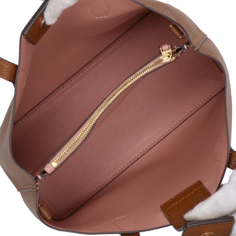 TORY BURCH トリーバーチ/レザーブレイクスモールトートバッグ//Bランク/94