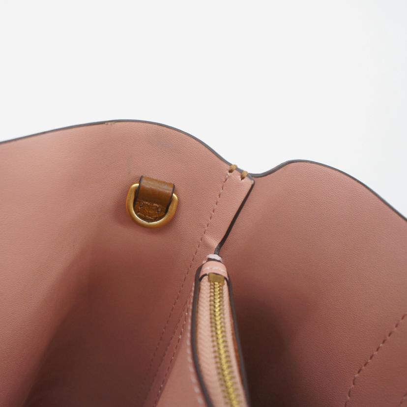 TORY BURCH トリーバーチ/レザーブレイクスモールトートバッグ//Bランク/94
