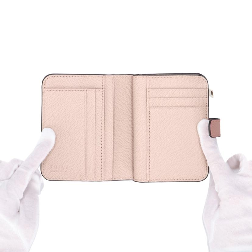 FURLA/レザー二つ折り財布//Aランク/75