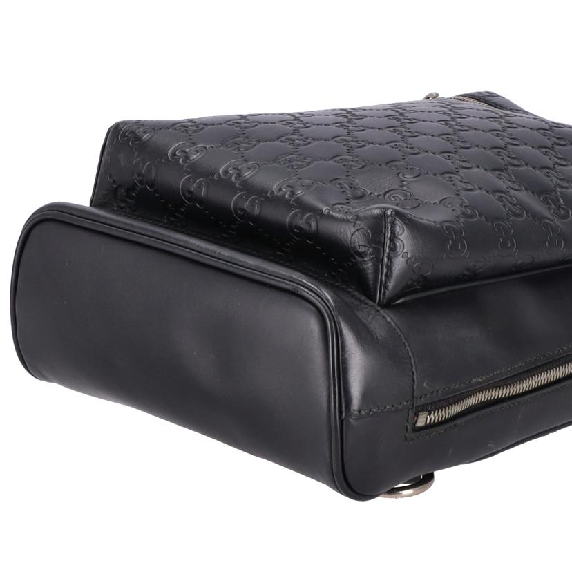 GUCCI グッチ/グッチシマレザーボディバッグ／ネイビー/450970//493***/ABランク/75