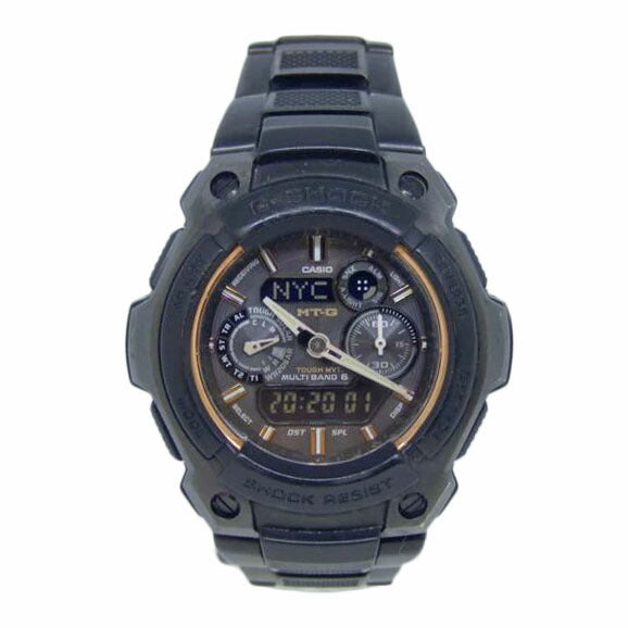 CASIO カシオ/G－SHOCK／電波ソーラー/MTG-1500B//505*/Bランク/64