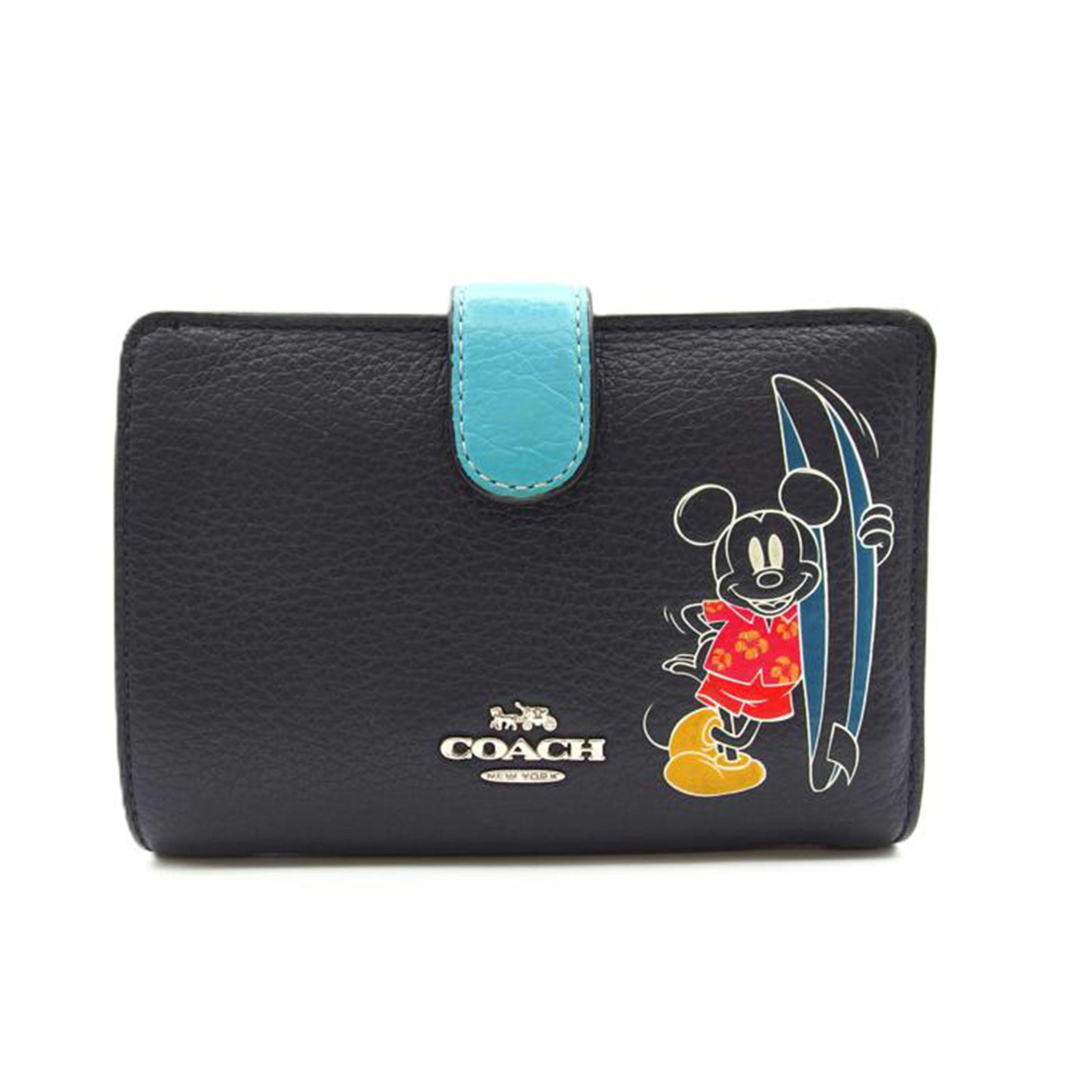 COACH コーチ/ディズニーコラボ／二つ折り財布//Bランク/04