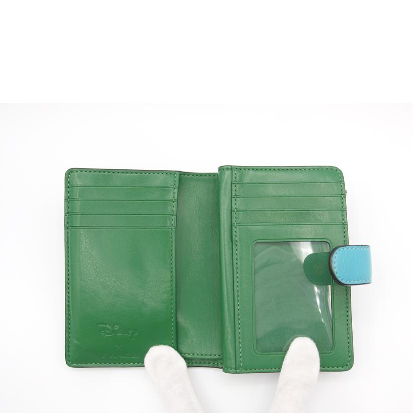 COACH コーチ/ディズニーコラボ／二つ折り財布//Bランク/04