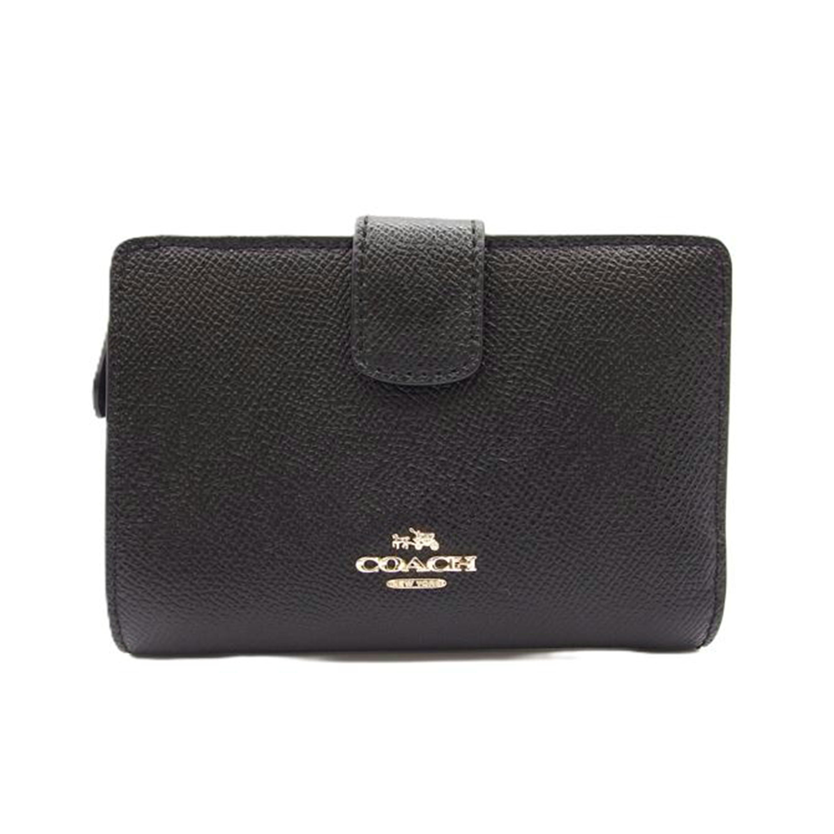 COACH コーチ/二つ折り財布／ブラック/6390//Bランク/04