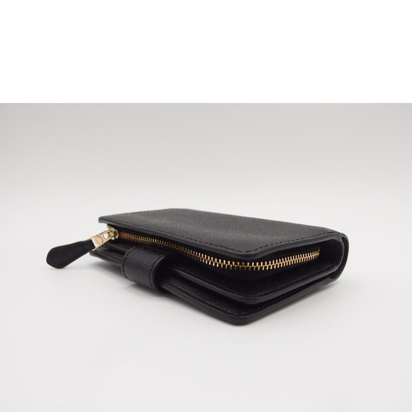 COACH コーチ/二つ折り財布／ブラック/6390//Bランク/04
