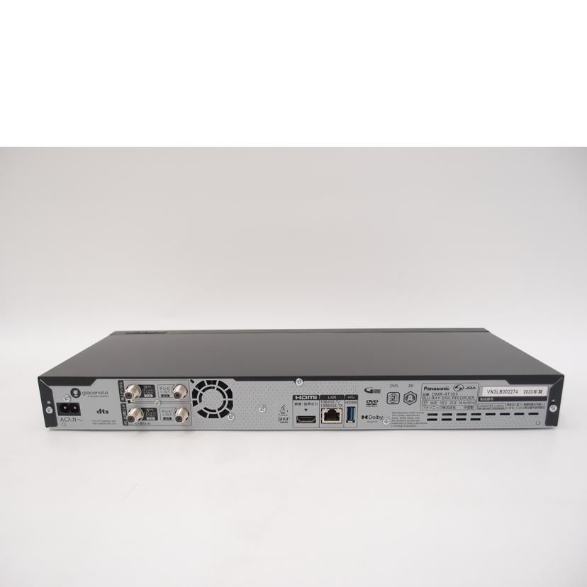 Panasonic パナソニック/BDレコーダー／4Kディーガ/DMR-4T103//VN3LB002274/Aランク/69