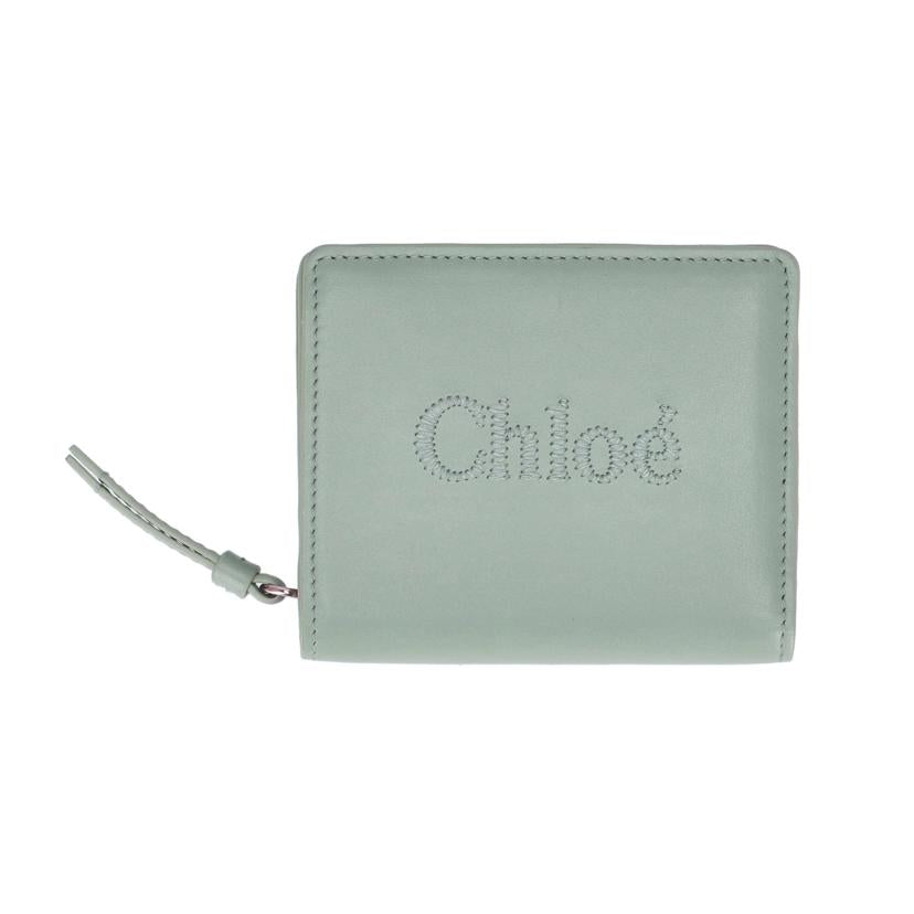 Chloe/センス　コンパクトウォレット　ベイグリーン/CHC23SP867I10//Aランク/85