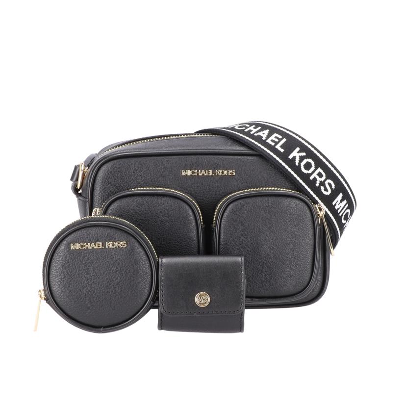 MICHAEL　KORS マイケルコース/JET　SET　ITEM　ポケット　クロスボディ／ブラック/35S5GTTC2L//Aランク/01