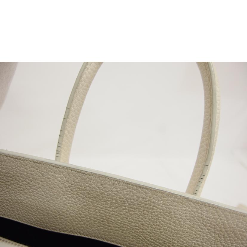 SAINT　LAURENT サンローラン/サックドジュール　レザー2wayハンド／ホワイト/GPM355153・0914//ABランク/04