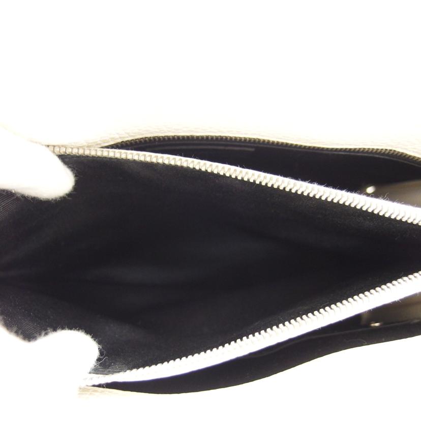 SAINT　LAURENT サンローラン/サックドジュール　レザー2wayハンド／ホワイト/GPM355153・0914//ABランク/04