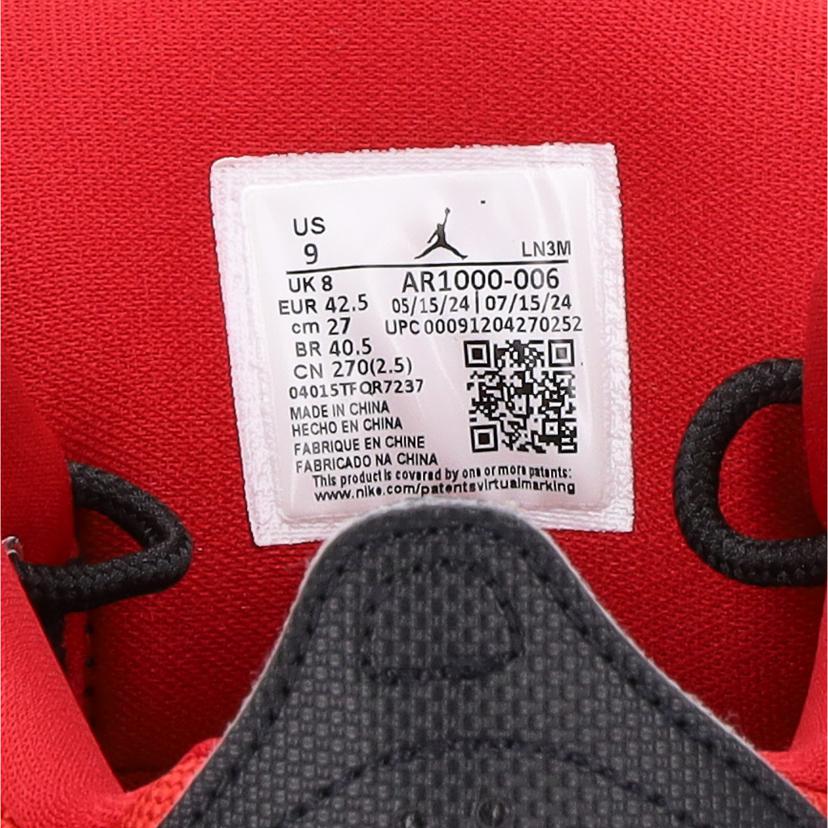 NIKE ナイキ/JORDAN　COURTSIDE　23／27．0cm／ブラック×レッド/AR1000-006//Aランク/01