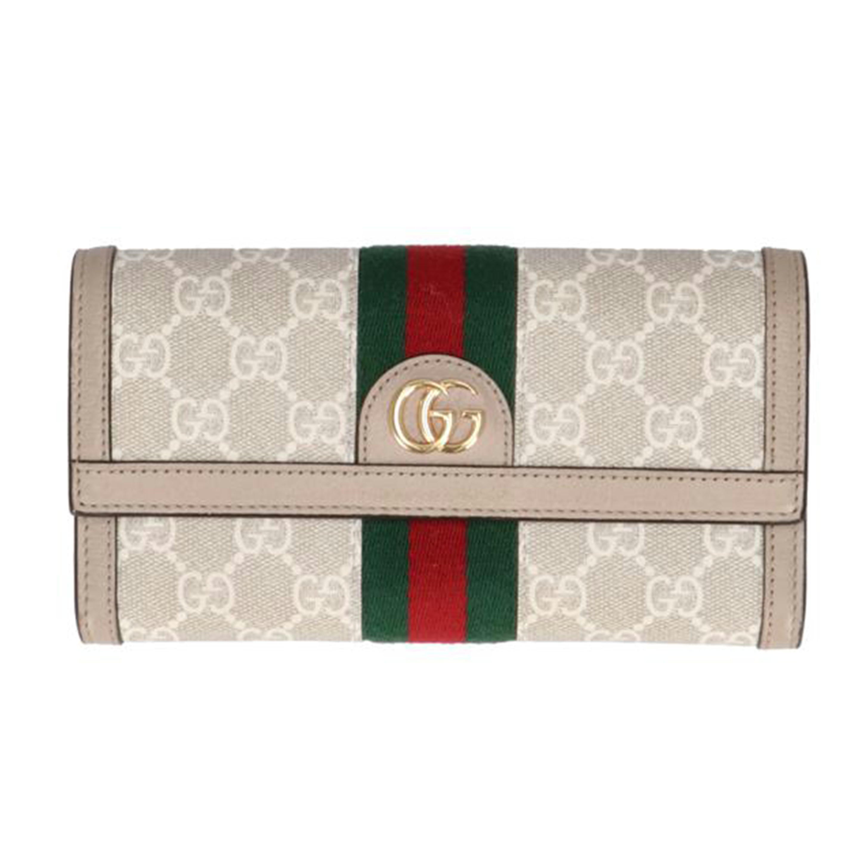 GUCCI グッチ/オフディアGG　スプリームシェリーライン長財布/52315//214*/SAランク/75