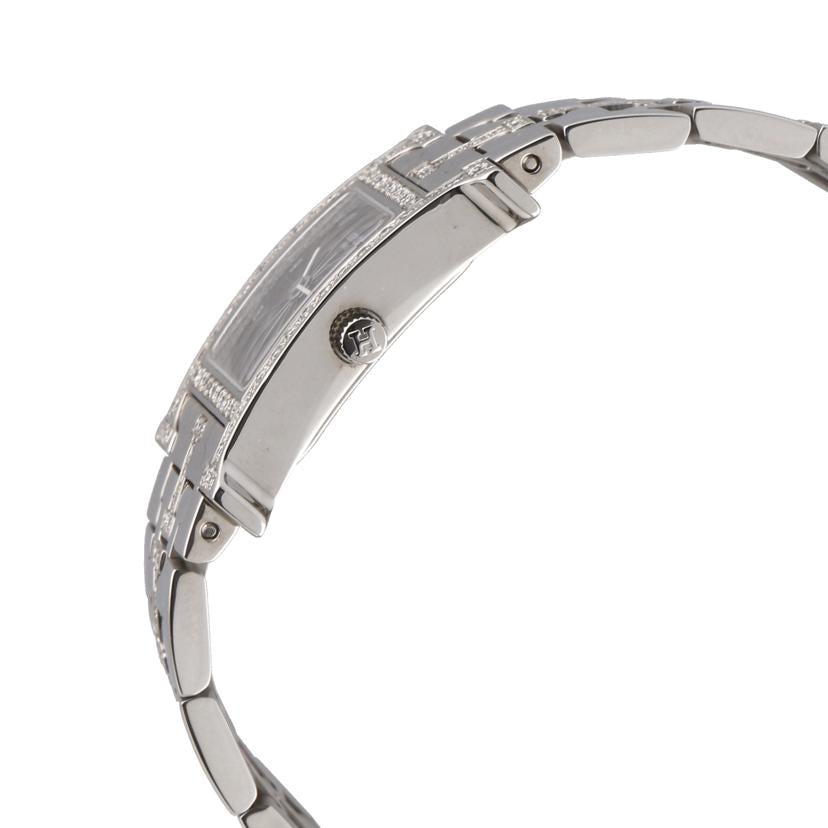 HERMES エルメス/Hウォッチ／クォーツ／アフターダイヤベゼル/HH1.210//156****/Aランク/76