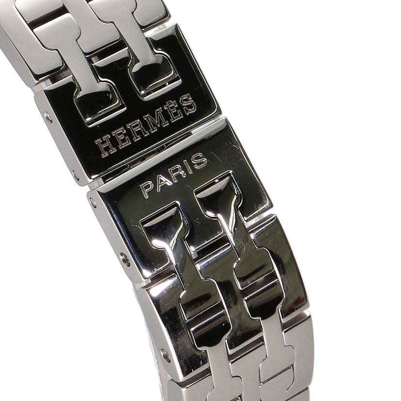 HERMES エルメス/Hウォッチ／クォーツ／アフターダイヤベゼル/HH1.210//156****/Aランク/76