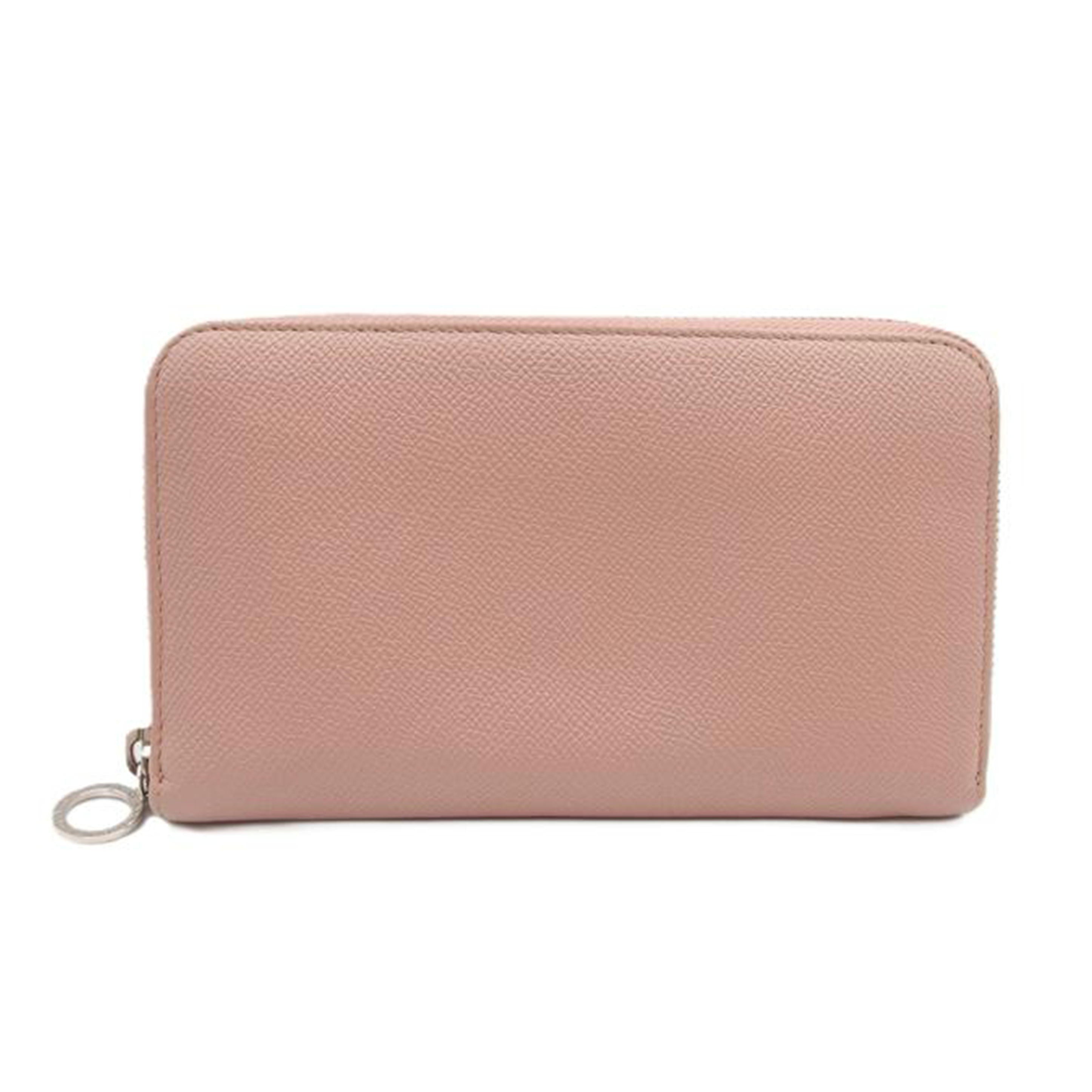 BVLGARI ブルガリ/ラウンドファスナー長財布／ピンクベージュ/36935//Bランク/04