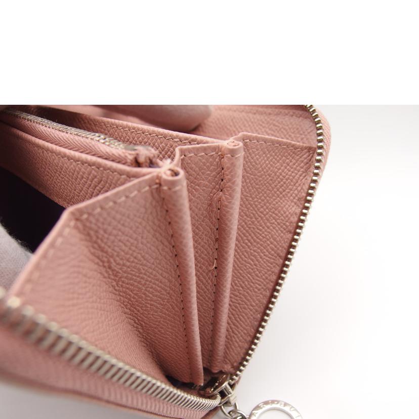 BVLGARI ブルガリ/ラウンドファスナー長財布／ピンクベージュ/36935//Bランク/04