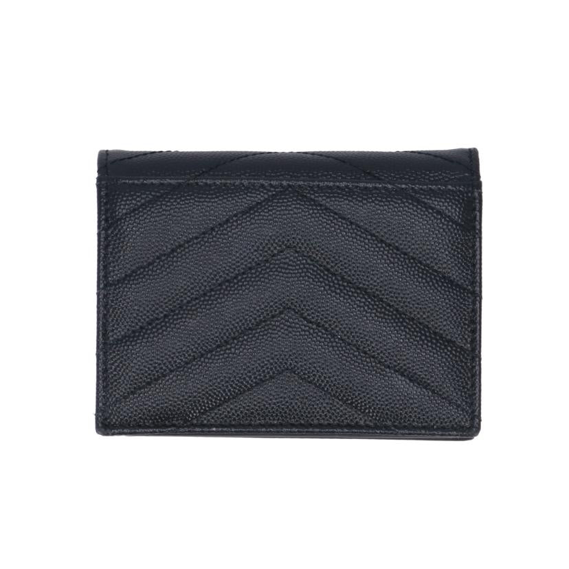 SAINT　LAURENT サンローラン/ロゴグラム／二つ折りウォレット／ブラック/668290//042*/Aランク/18