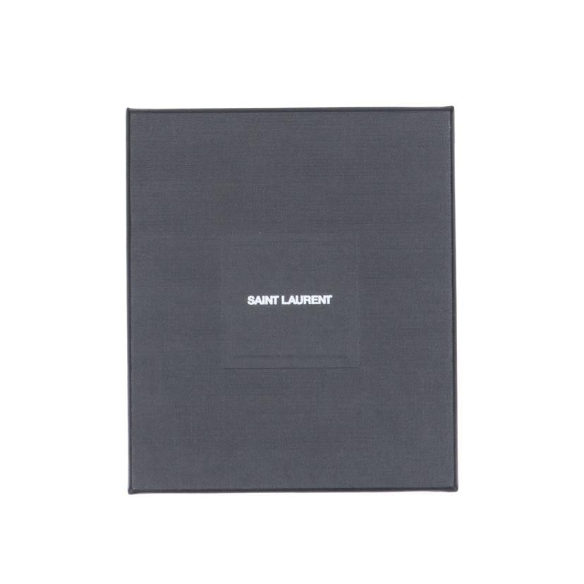 SAINT　LAURENT サンローラン/ロゴグラム／二つ折りウォレット／ブラック/668290//042*/Aランク/18