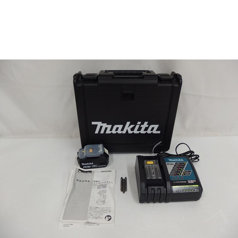 makita マキタ/充電式インパクトドライバ/TD170DRGX//Bランク/82