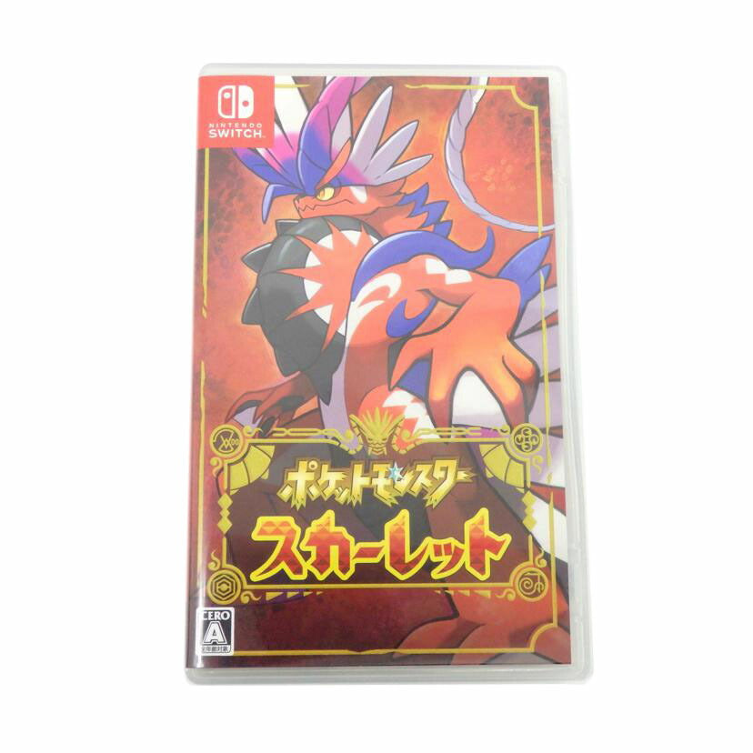 NINTENDO/SWITCH／ポケットモンスタースカーレット//Aランク/77