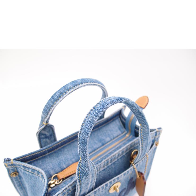 COACH コーチ/デニム2wayトート20／ブルー/CZ100//M24**/SAランク/69