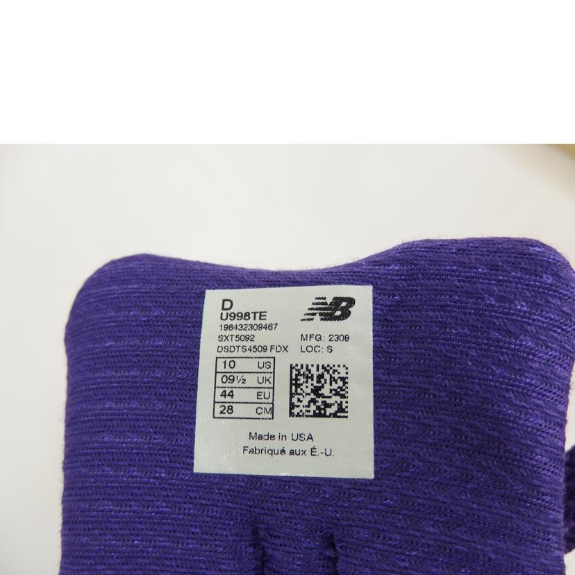 ＮＥＷ　ＢＡＬＡＮＣＥ ﾆｭｰﾊﾞﾗﾝｽ/ＮＥＷ　ＢＡＬＡＮＣＥ９９８／パープル/U998TE//Aランク/82