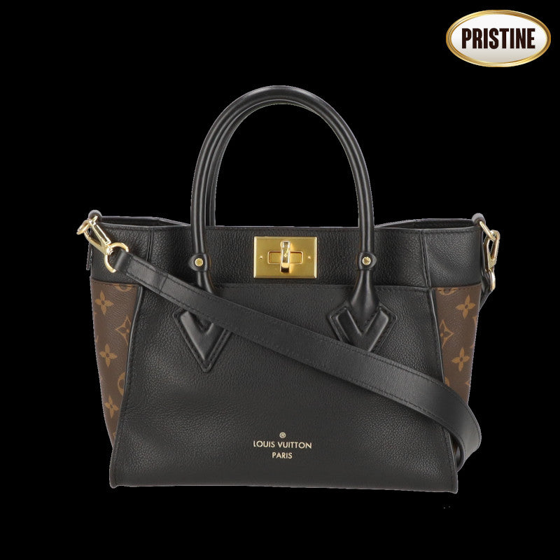 LV ルイヴィトン/☆オンマイサイドPM／モノグラム・ノワール/M57728//RFI*/Aランク/75
