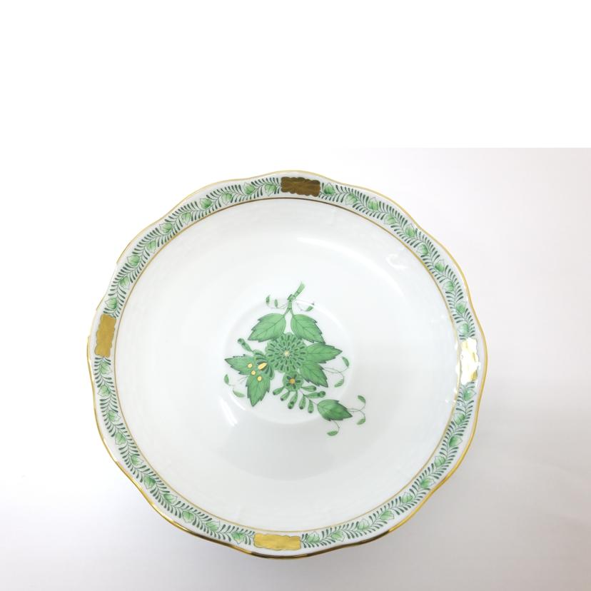 HEREND ヘレンド/ティーカップ＆ソーサー①/ｱﾎﾟﾆｰｸﾞﾘｰﾝ//Aランク/88