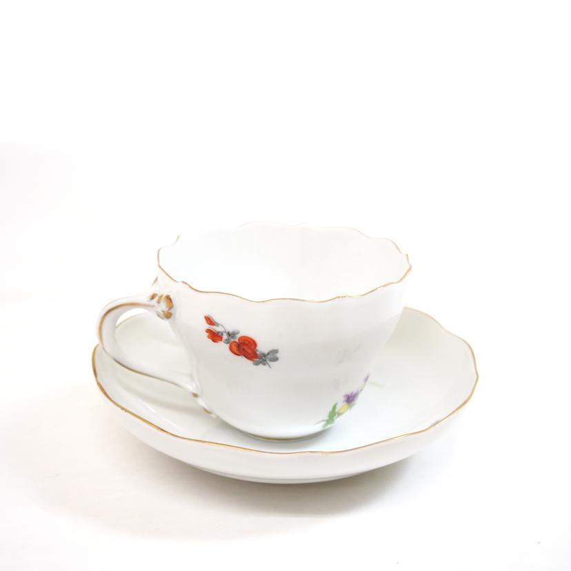 Meissen マイセン/イエロー牡丹カップ＆ソーサー//ABランク/71