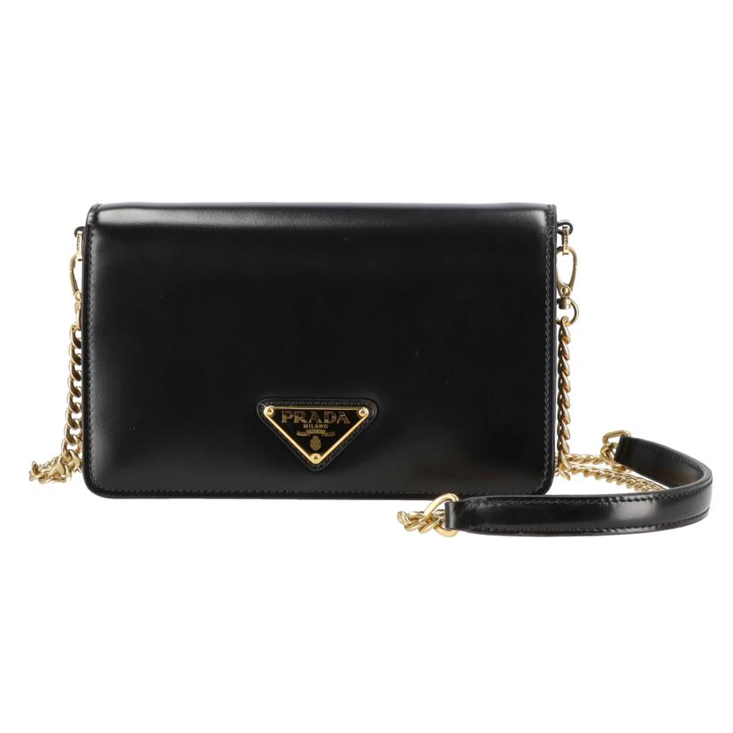 PRADA プラダ/PRADA／レザーチェーンショルダー/1BD350//RFI*/Aランク/75