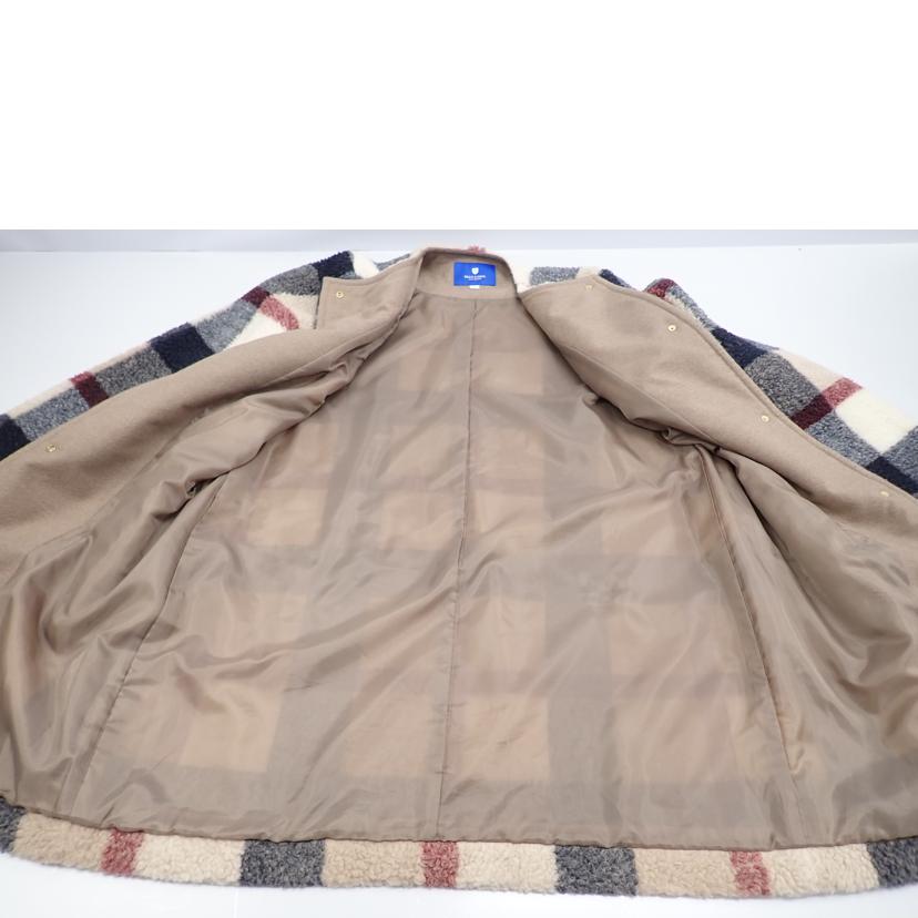 BLUE　LABEL　CRESTBRIDGE ブルーレーベル/★BLUE　LABEL　CRESTBRIDGEクレストブリッジチェックシープボア/55F09-474-42//36/BCランク/62