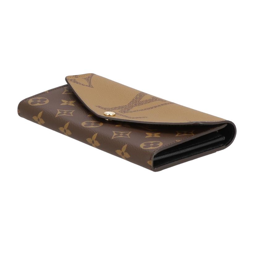 LOUIS VUITTON ルイ・ヴィトン/ポルトフォイユ・サラ/モノグラム・ジャイアント リバース/M80726//RFI****/Aランク/40