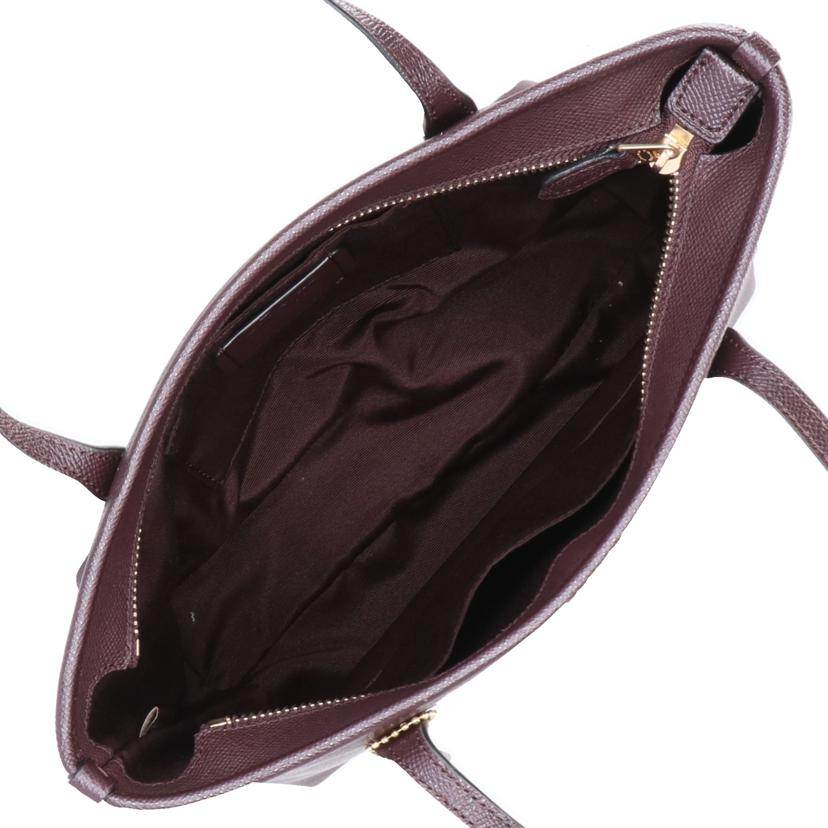 COACH　/ラグジュアリークロスグレーンレザーミニシティージップトップトート/F22967//K17**/ABランク/22