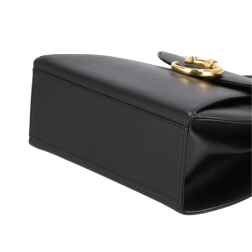 Cartier カルティエ/パンテール／ゴールド金具／ハンドバッグ／ブラック//Aランク/18