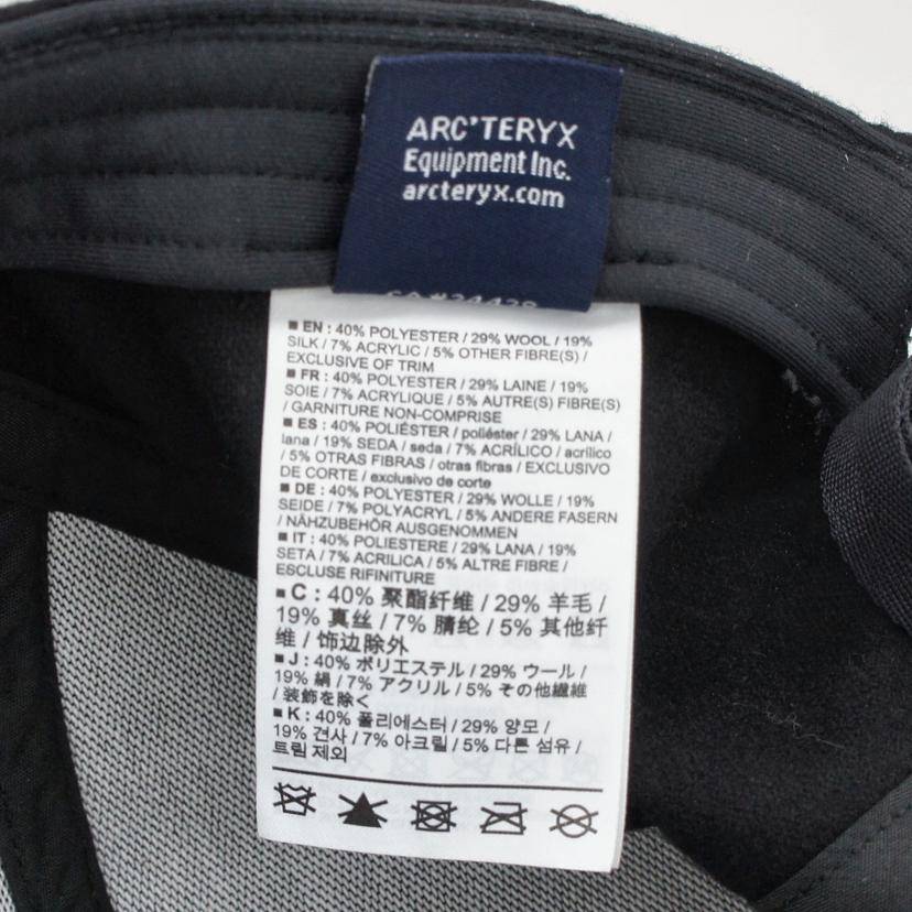 ARC＇TERYX アークテリクス/ウールボールキャップ／ブラック//ABランク/18