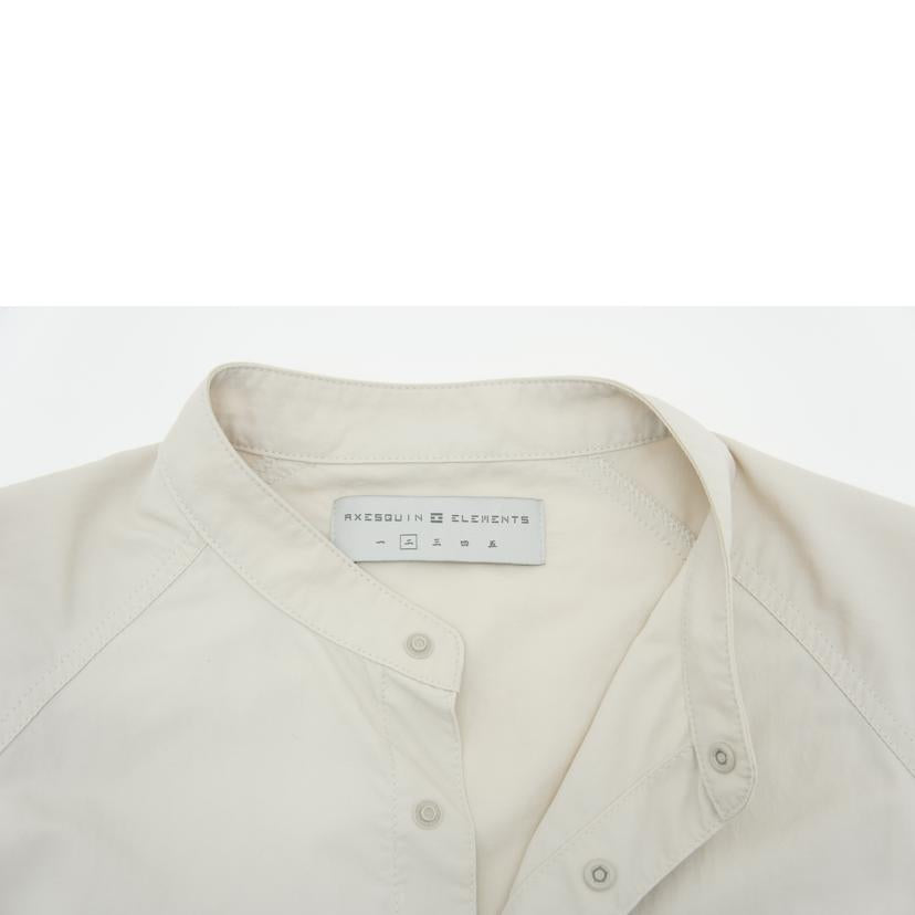 AXESQUIN　ELEMENTS アクシーズクイン/ロングシャツ　タスランナイロン／二／アイボリー/021021//Aランク/01