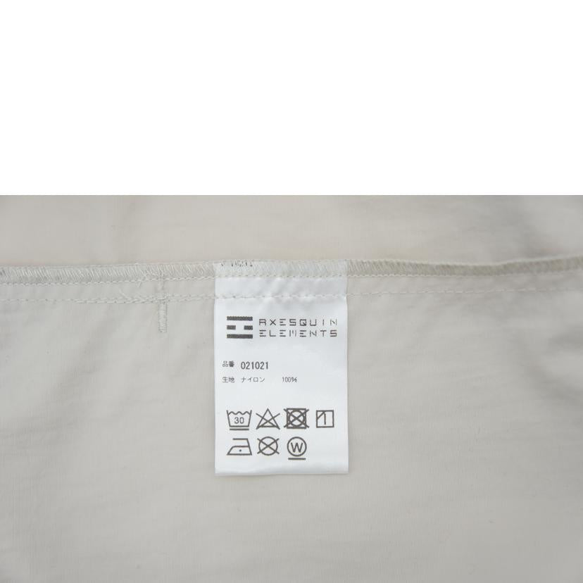 AXESQUIN　ELEMENTS アクシーズクイン/ロングシャツ　タスランナイロン／二／アイボリー/021021//Aランク/01