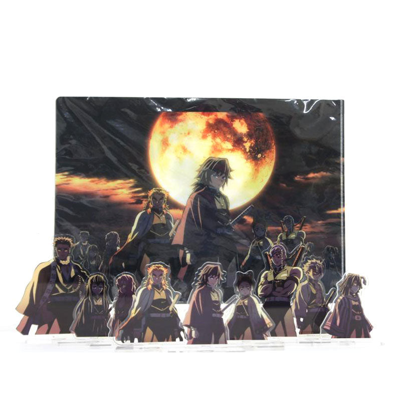 ufotable ユーフォーテーブル/全9種セット　「鬼滅の刃　竈門炭治郎　立志編　OP　柱集結ランダムアクリルスタンド＋【未開封】柱集結！三層仕様クリアファイル//Aランク/01