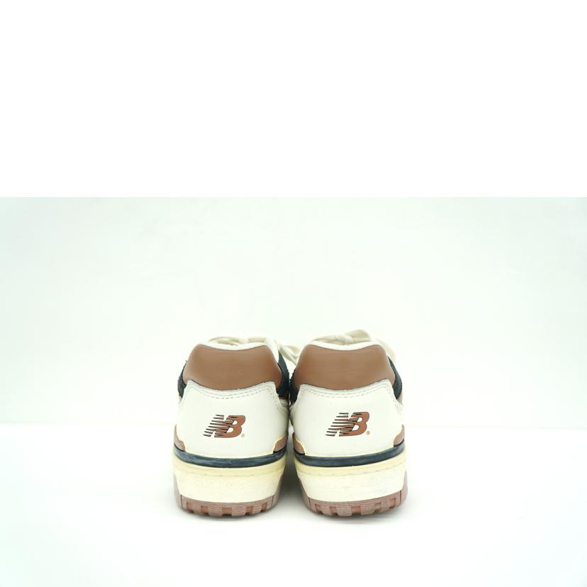 new　balance ニューバランス/550VGC／ホワイト／ブラウン／ブラック/BB550VGC//ｻｲｽﾞ:27cm/Bランク/75
