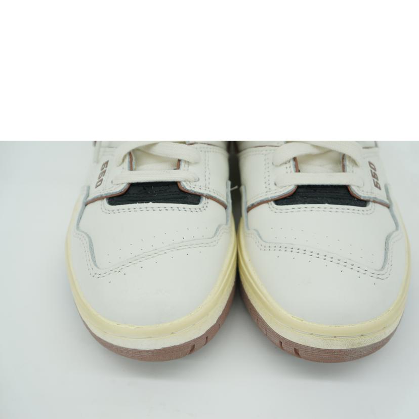 new　balance ニューバランス/550VGC／ホワイト／ブラウン／ブラック/BB550VGC//ｻｲｽﾞ:27cm/Bランク/75