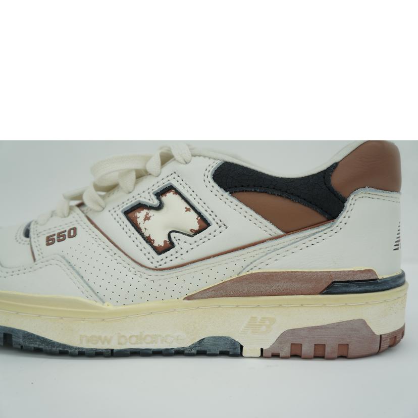 new　balance ニューバランス/550VGC／ホワイト／ブラウン／ブラック/BB550VGC//ｻｲｽﾞ:27cm/Bランク/75