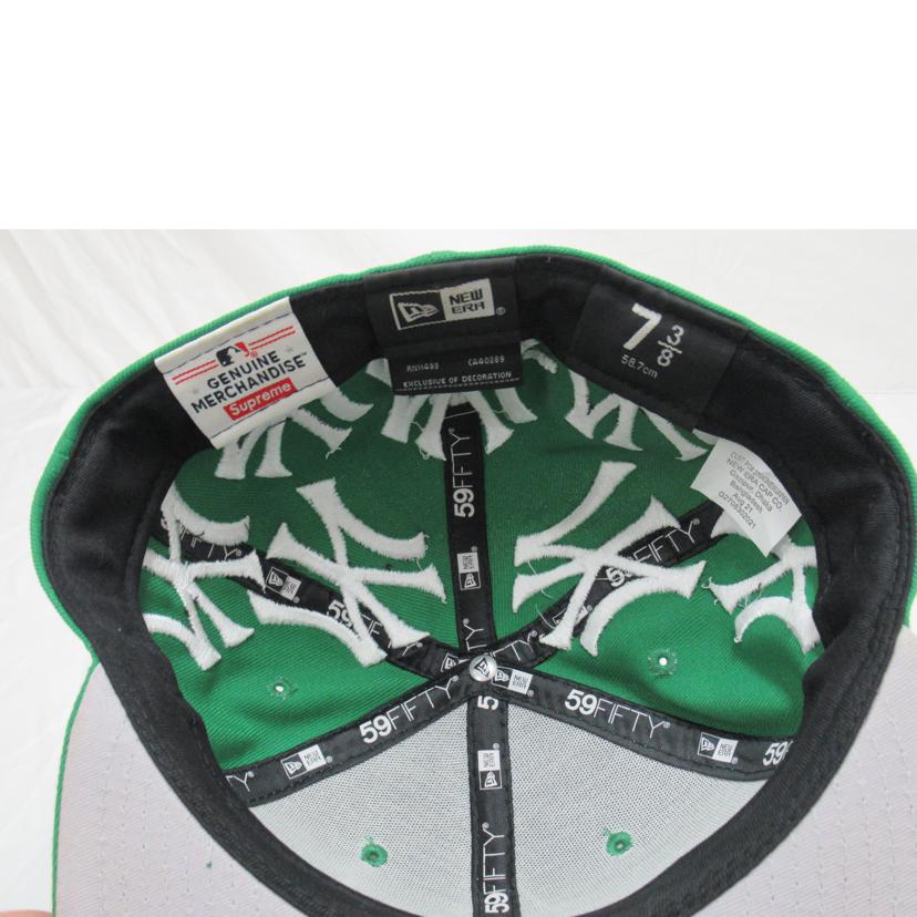 Supreme/ボックスロゴキャップ／NYY／Supreme×NEWERA//Bランク/63