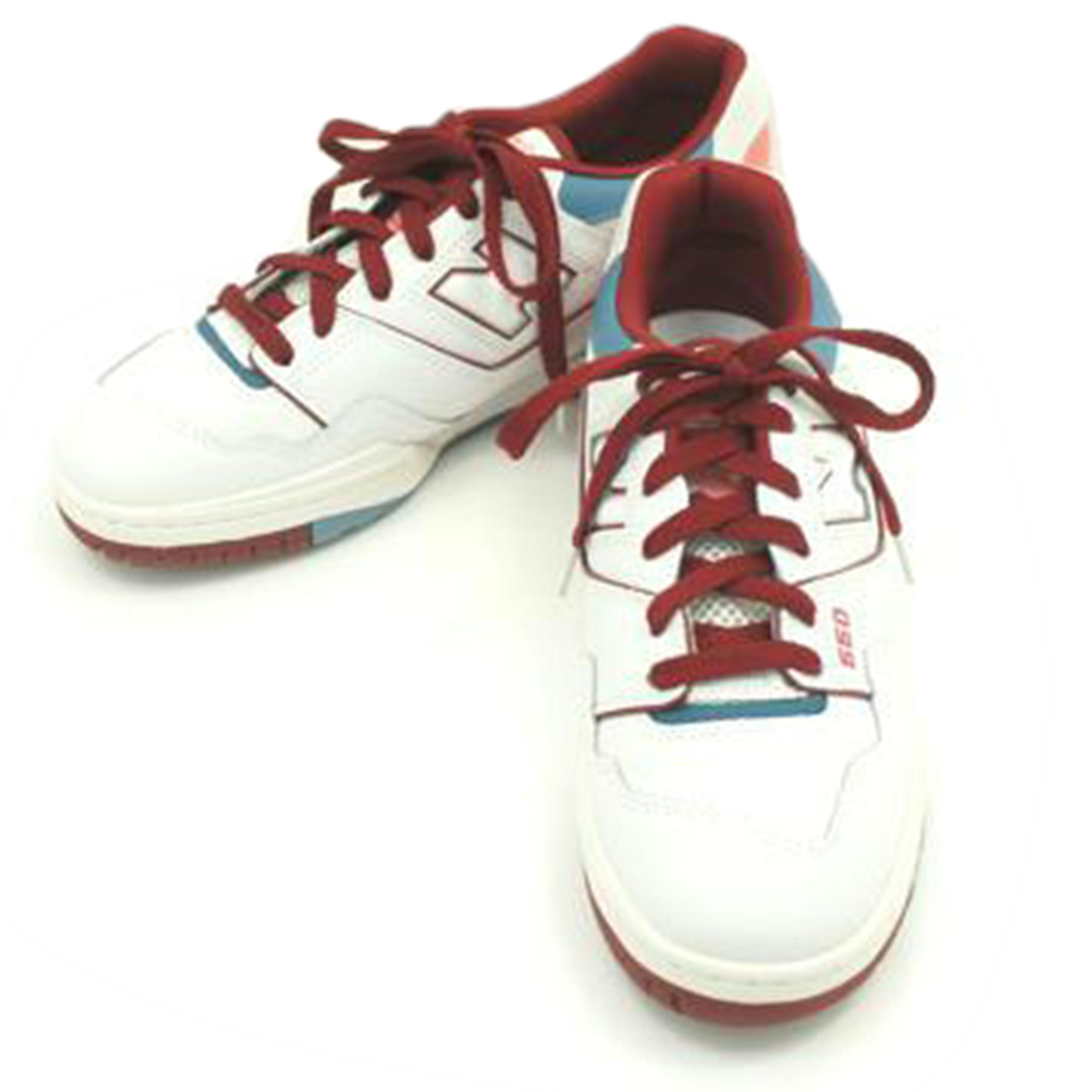 NB ニューバランス/550／ホワイト／ピンク／ブルー/BB550ZAV//ｻｲｽﾞ:27cm/Aランク/75