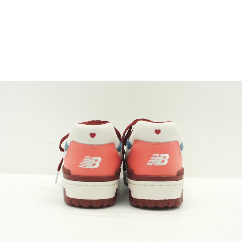 NB ニューバランス/550／ホワイト／ピンク／ブルー/BB550ZAV//ｻｲｽﾞ:27cm/Aランク/75