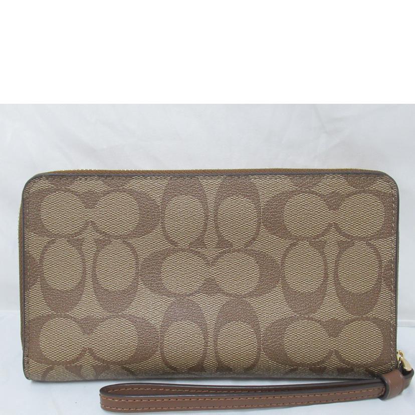 COACH/ラージフォンウォレット／シグネチャー/F73418//K19**/Aランク/63