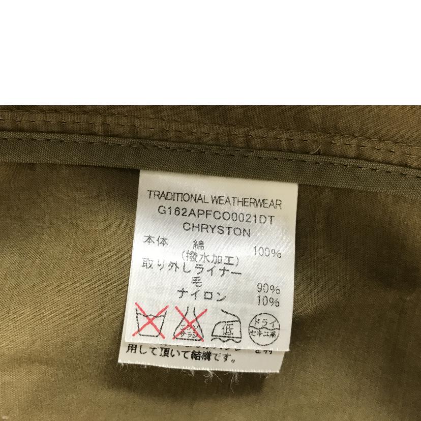 TRADITIONAL　　WEATHERWEAR トラディショナルウェザーウェア/CHRYSTON　フーデッドコート/G162APFCO0021DT//Bランク/51