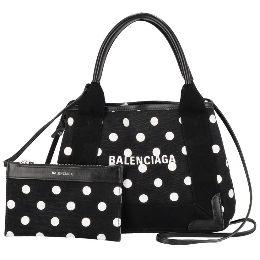 BALENCIAGA ﾊﾞﾚﾝｼｱｶﾞ/NAVY　CABAS／トートバック/390346.1090//V00***/Bランク/07