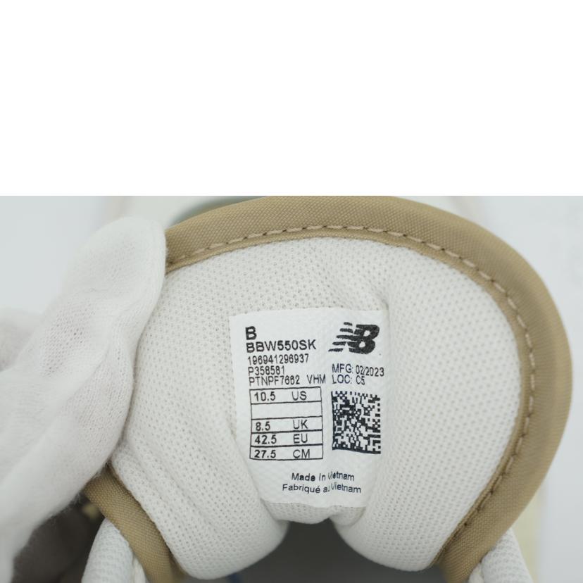 new　balance ニューバランス/550／シーソルト／／オリーブ/BBW550SK//ｻｲｽﾞ:27.5cm/Aランク/75