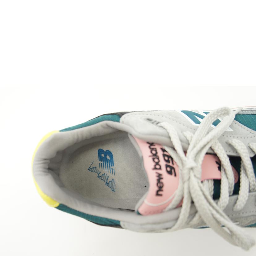 NB ニューバランス/991／グレー／ティール/M991PSG//ｻｲｽﾞ:UK表記8/Aランク/75