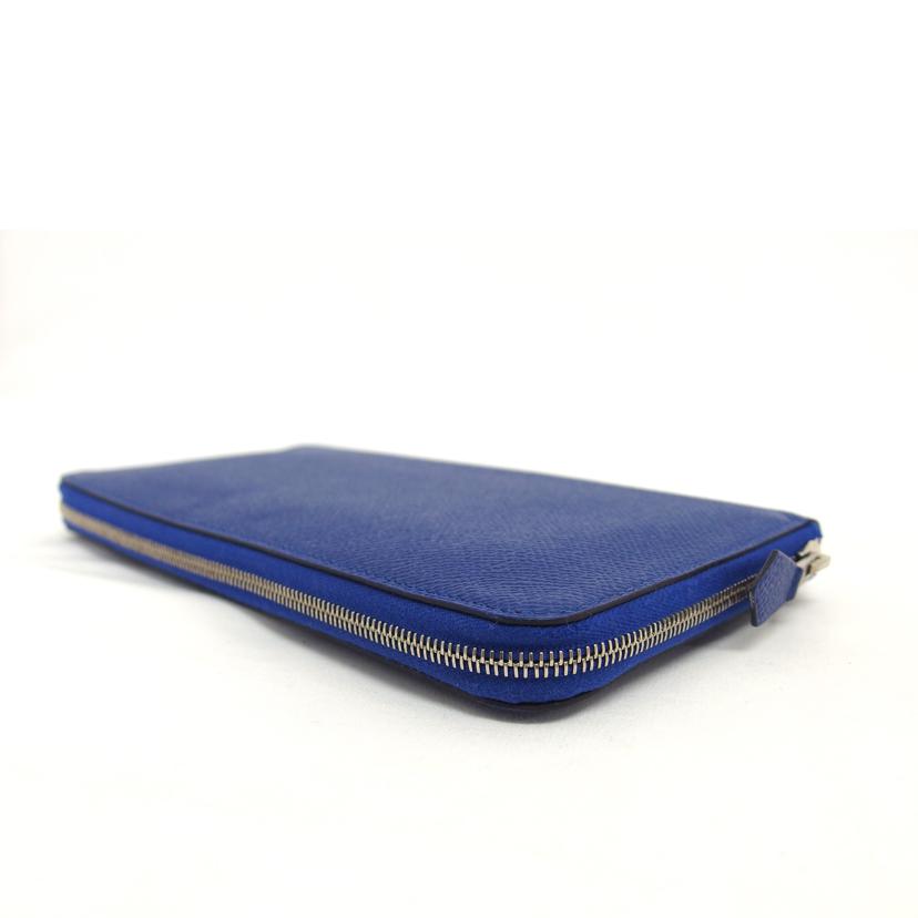 HERMES エルメス　長財布　ラウンドジップウォレット/アザップロング・クラシック／ブルー系/044088CK//T A********/Aランク/04